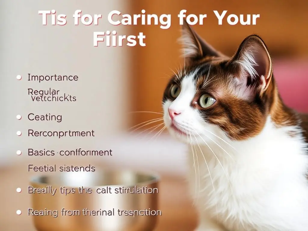Top 10 Cat Breeds for First-Time Owners 4 Tips for caring for your first cat: vet visits, environment, grooming, and stimulation.