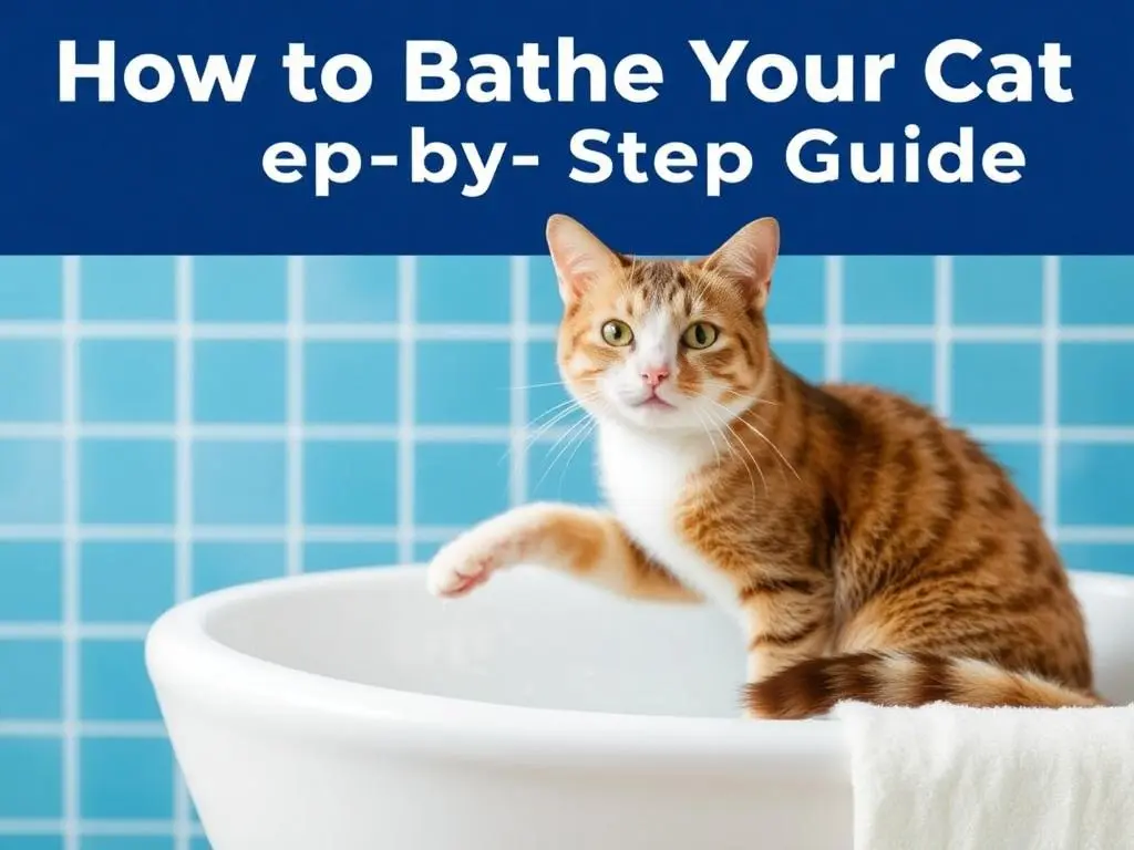 Cat Grooming : How to Keep Your Kitty Clean and Happy 5 Two cats with captivating blue eyes sitting side-by-side, one with a fluffy white coat and the other a tabby, on a soft red surface