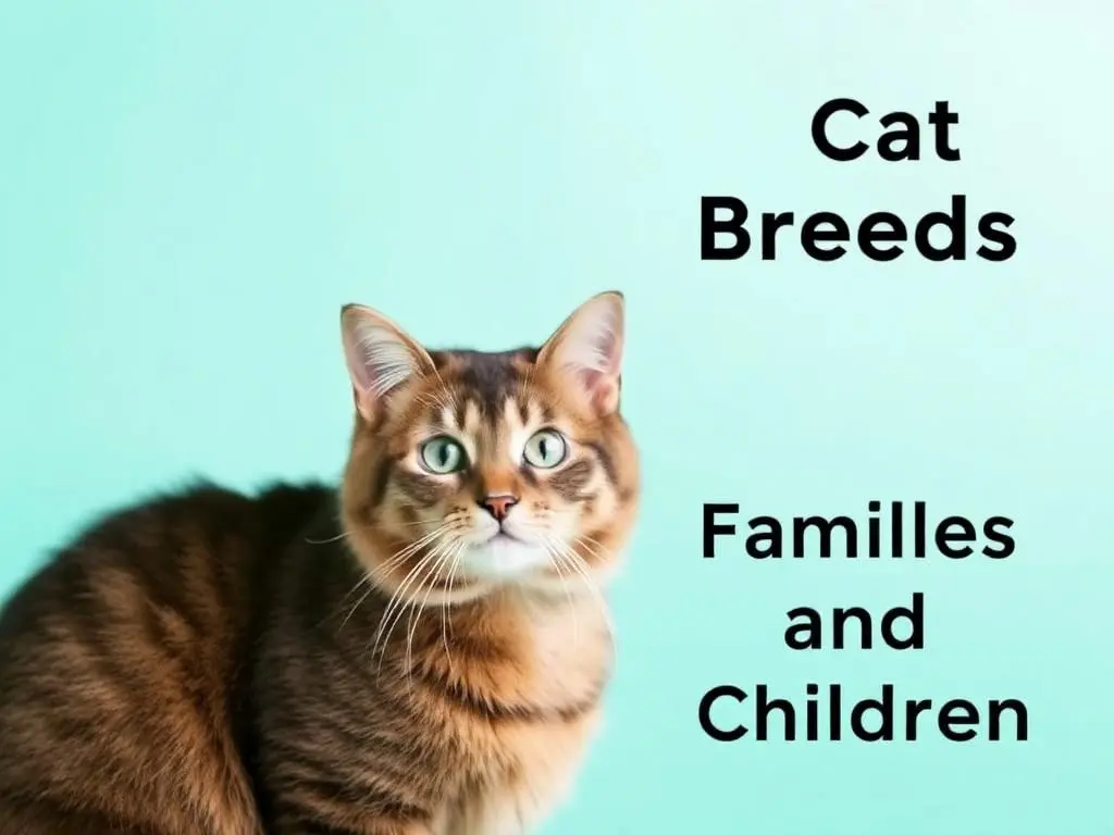 A guide to the best cat breeds for families and children, focusing on friendly and gentle traits.