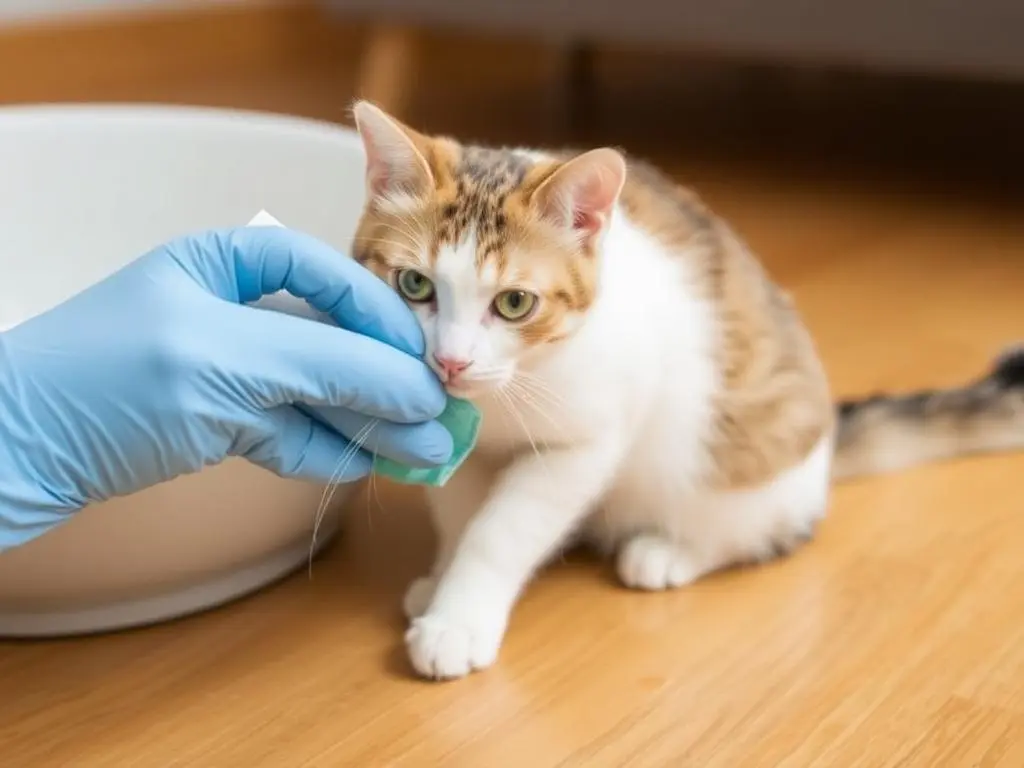 Happy CAT, Clean CAT 3 A meticulously groomed cat enjoying a clean environment, representing the importance of maintaining cat hygiene