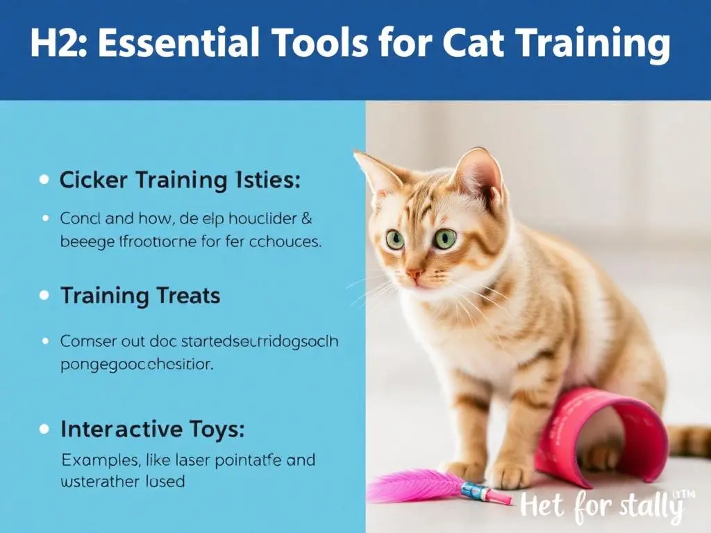 How to Train Your Cat: 10 Simple Tips for Success 3 Essential tools for cat training, including clickers, treats, and interactive toys.