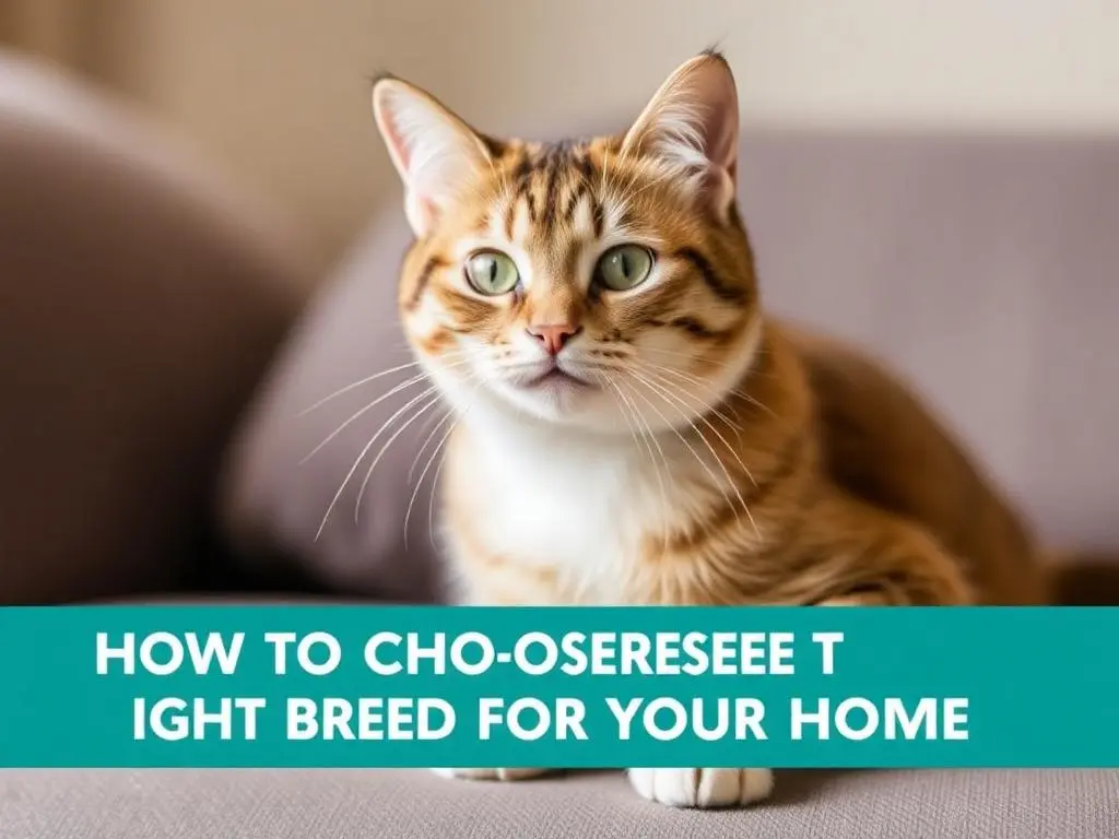  A helpful guide on choosing the right cat breed for your home and lifestyle.