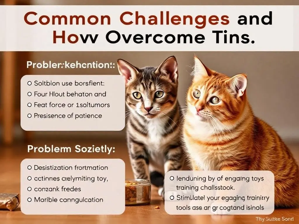 How to Train Your Cat: 10 Simple Tips for Success 5 Overcoming common cat training challenges, including stubborn behavior, fear, anxiety, and lack of engagement.