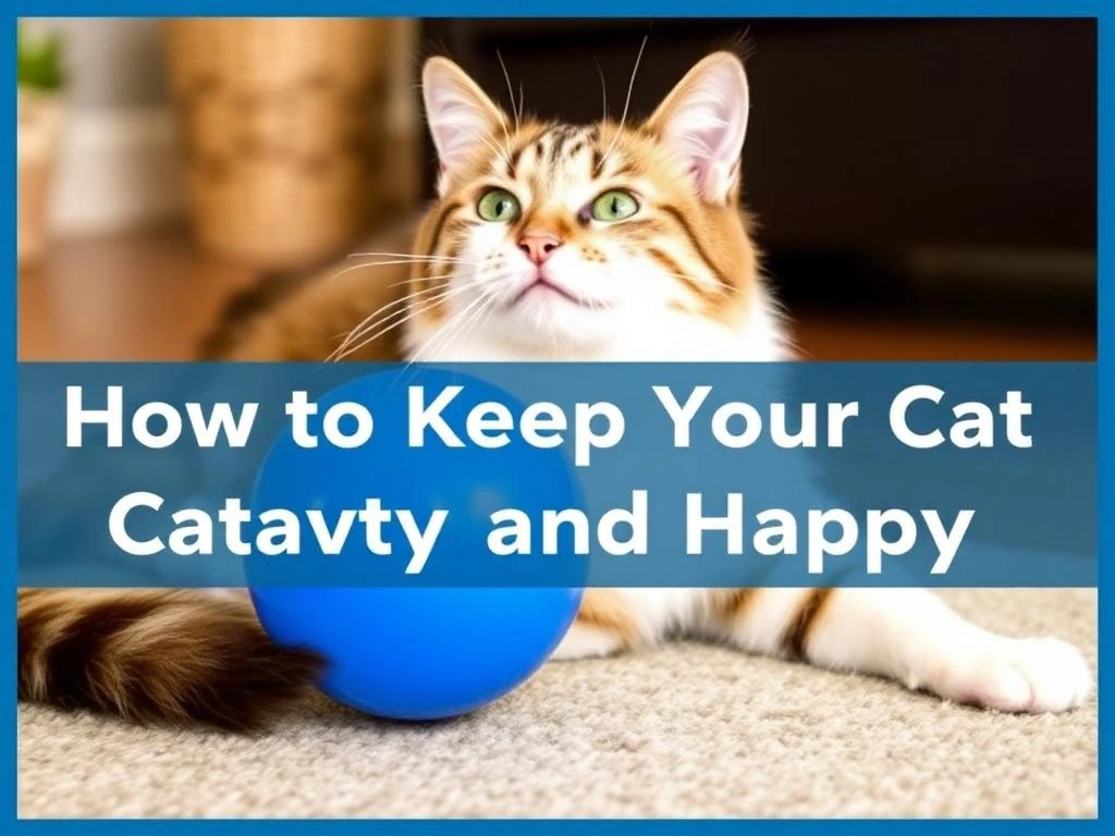 Tips for keeping your cat active and entertained with fun activities and games.