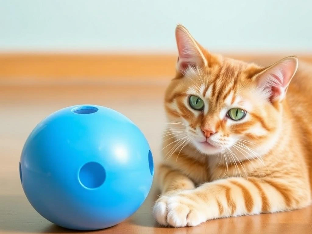 A playful way to keep your cat busy and active.