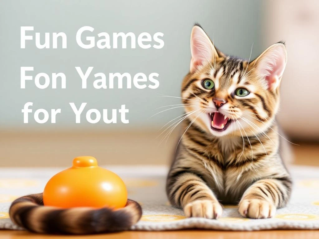 Interactive fun games to keep your cat entertained and healthy.