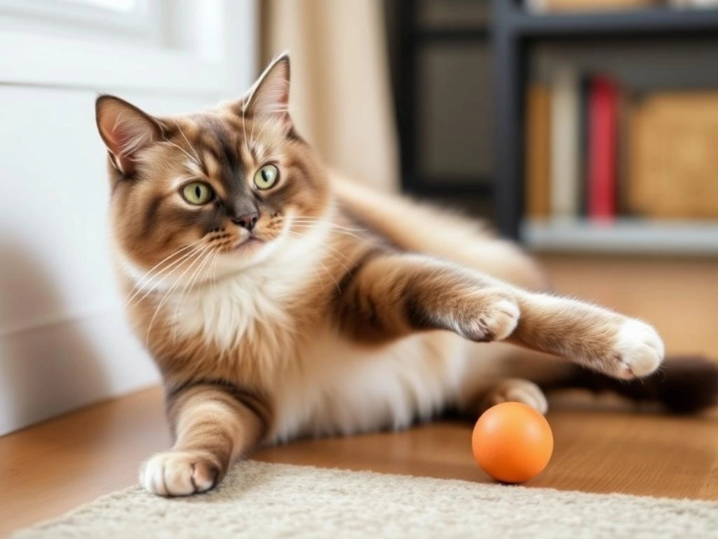 Keep your cat busy with interactive toys and fun activities.