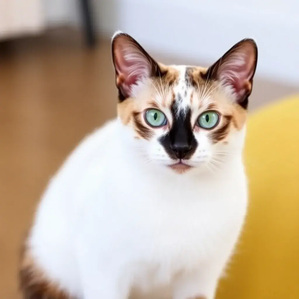 Smartest Cat Breeds: Which Cats Are the Most Intelligent and Trainable? 2 Smart cat with focused eyes – symbol of feline intelligence