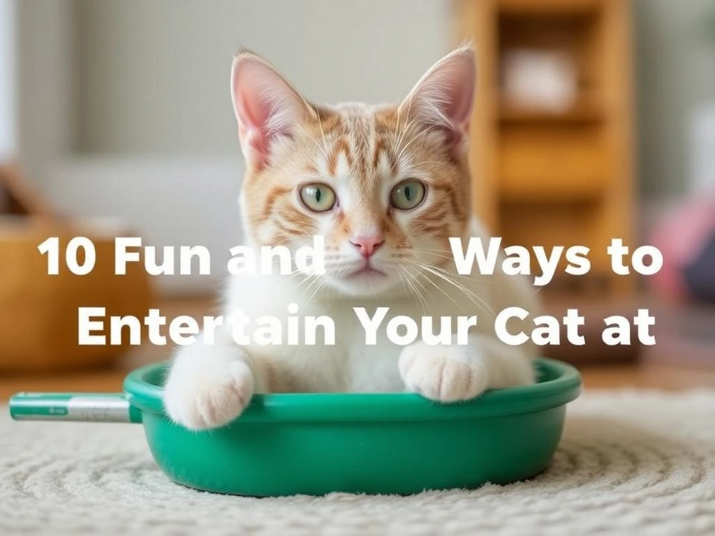  Fun and Easy Ways to Entertain Your Cat at Home: Engaging activities for your feline friend.