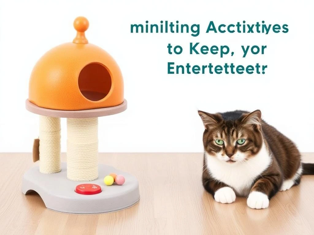 Fun activities to keep your cat engaged and active throughout the day.
